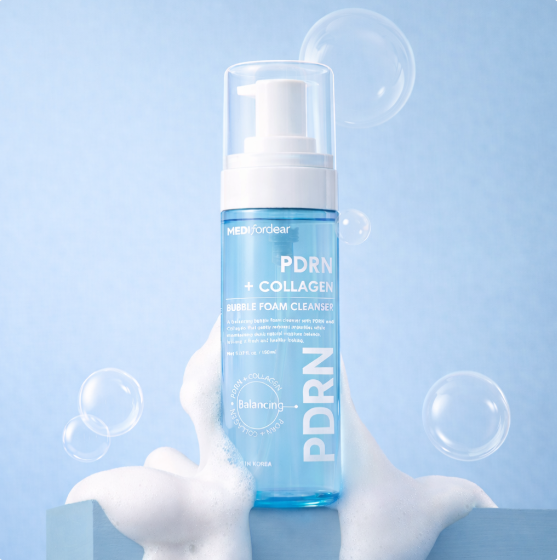 MEDIFORDEAR BUBBLE FOAMING CLEANSER _PDRN _ COLLAGEN_